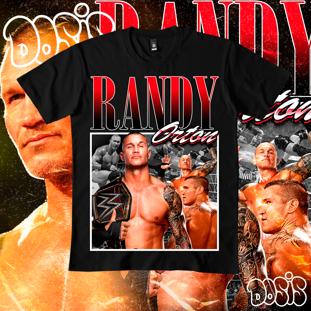 Playera Randy Orton WWE Vintage Retro