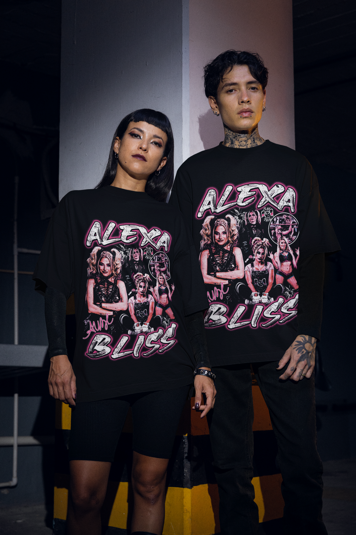 Playera Alexa Bliss WWE Vintage Retro