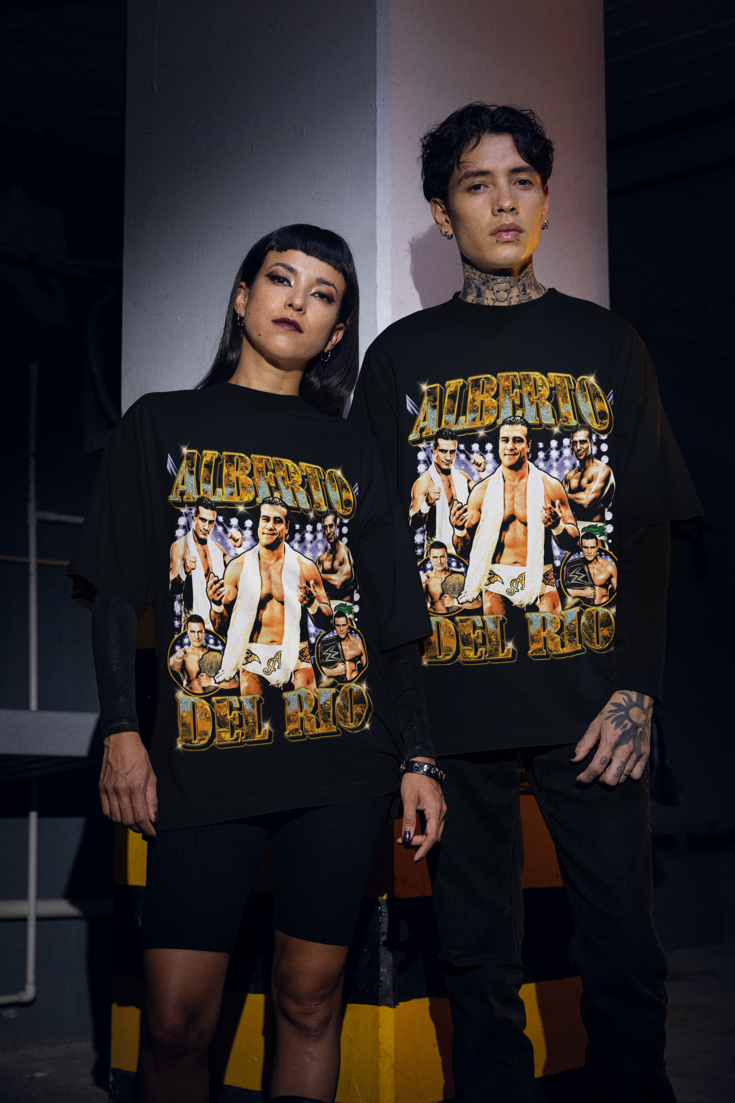 Playera Alberto del Río El Patrón Vintage Retro