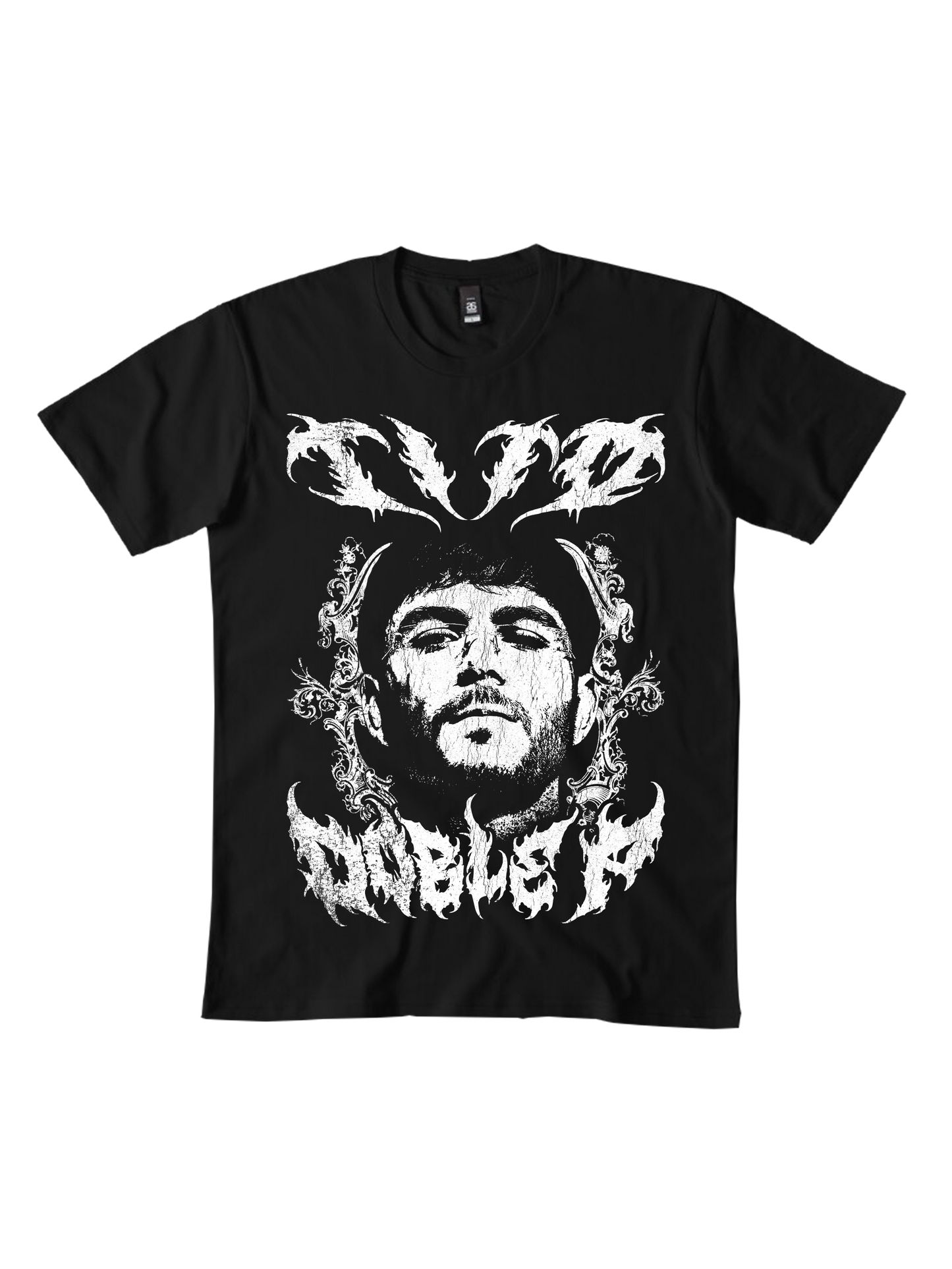 Playera Tito Doble P Grunge Dark Metal