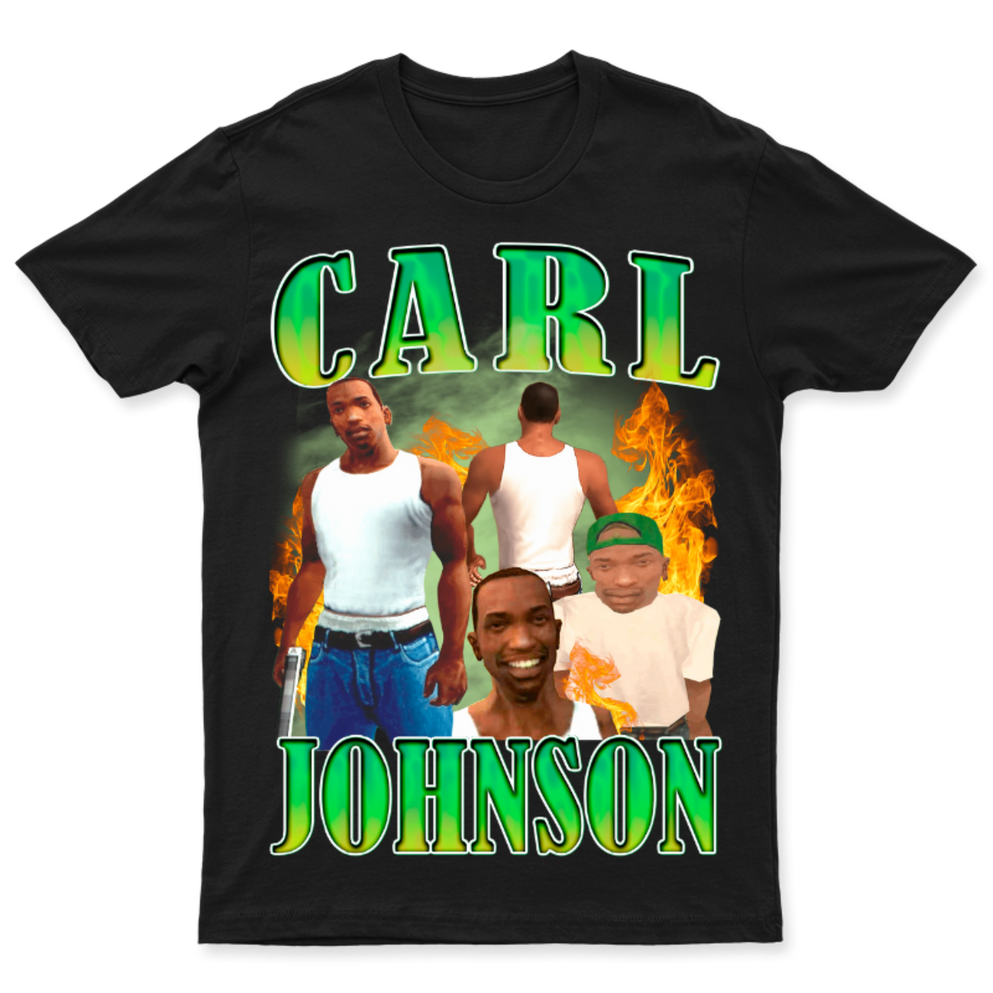 playera cj carl johnson vintege retro meme