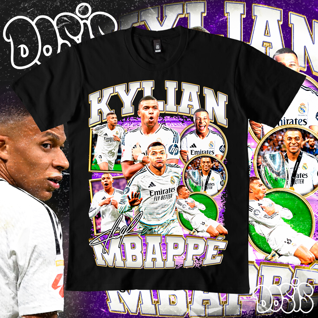 Kylian Mbappe Real Madrid Graphic Tee