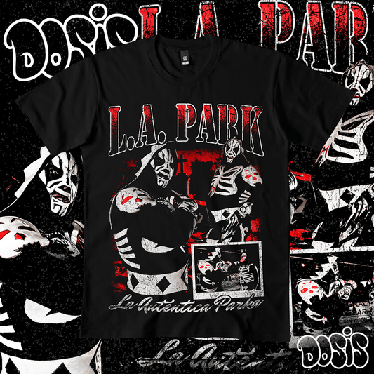 Playera L.A. Park La Auténtica Parka Vintage Retro