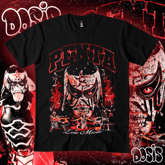 Playera Penta Zero Miedo Grunge WWE Streetwear