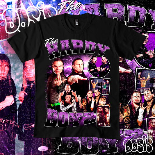 Playera The Hardy Boyz WWE Grunge Vintage