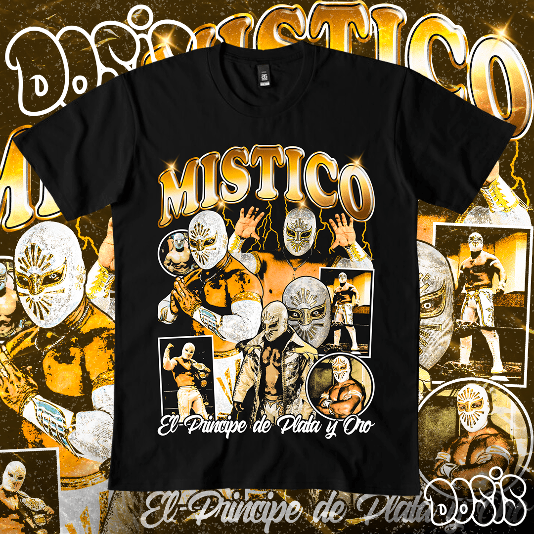 Playera El Místico El Principe de Plata y Oro Vintage Retro