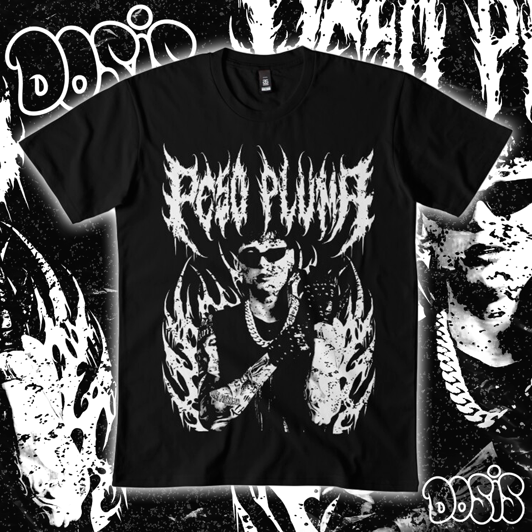 Playera Peso Pluma Dark Metal