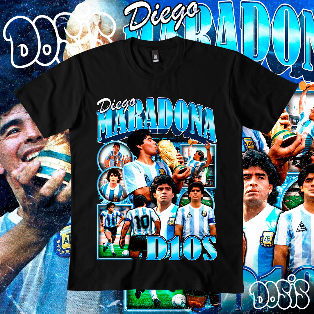 Playera Diego Maradona D10S Vintage Retro