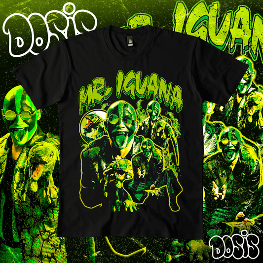 Playera Mr. Iguana Yesca Vintage Retro