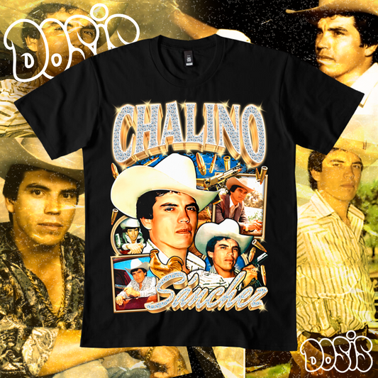 Playera Chalino Sánchez El Rey del Corrido Vintage Retro