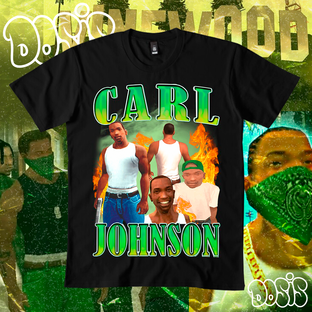 playera cj carl johnson vintege retro