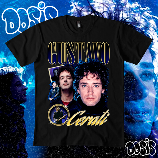 Playera Gustavo Cerati Soda Stereo Vintage