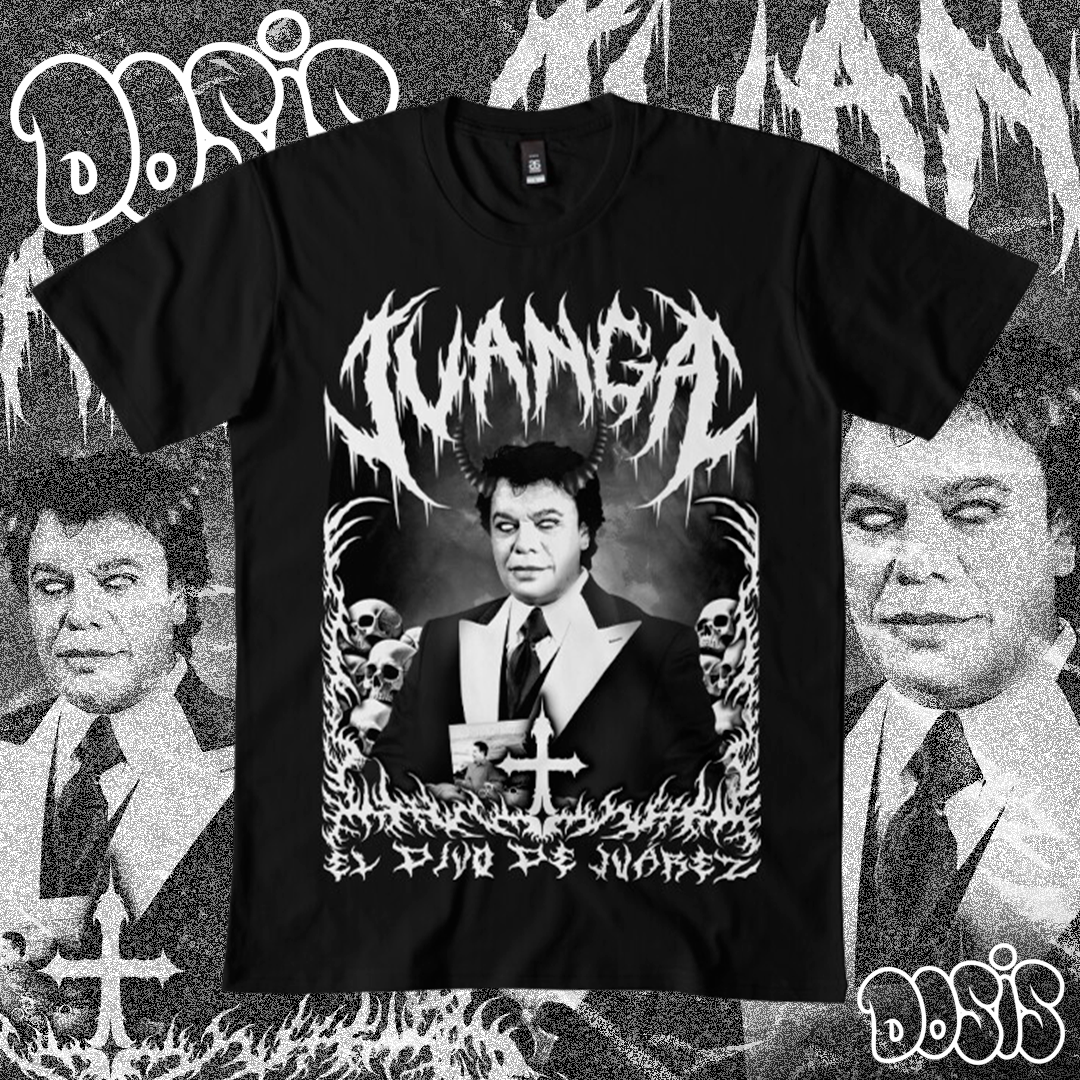 Playera Juan Gabriel Dark Metal