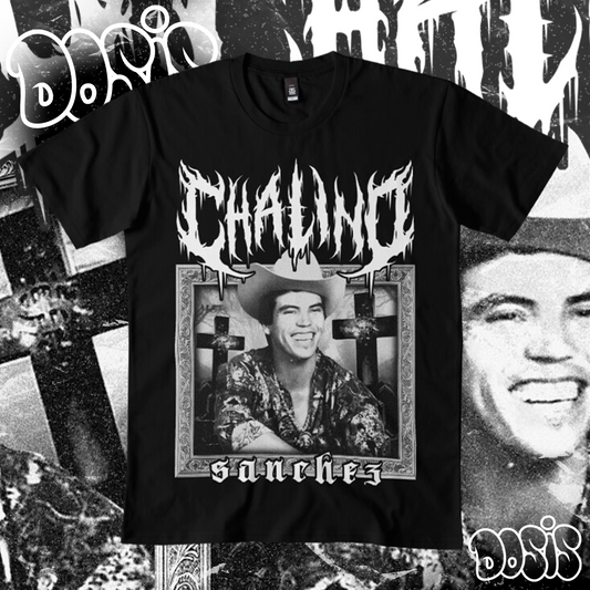 Playera Chalino Sánchez Dark Metal