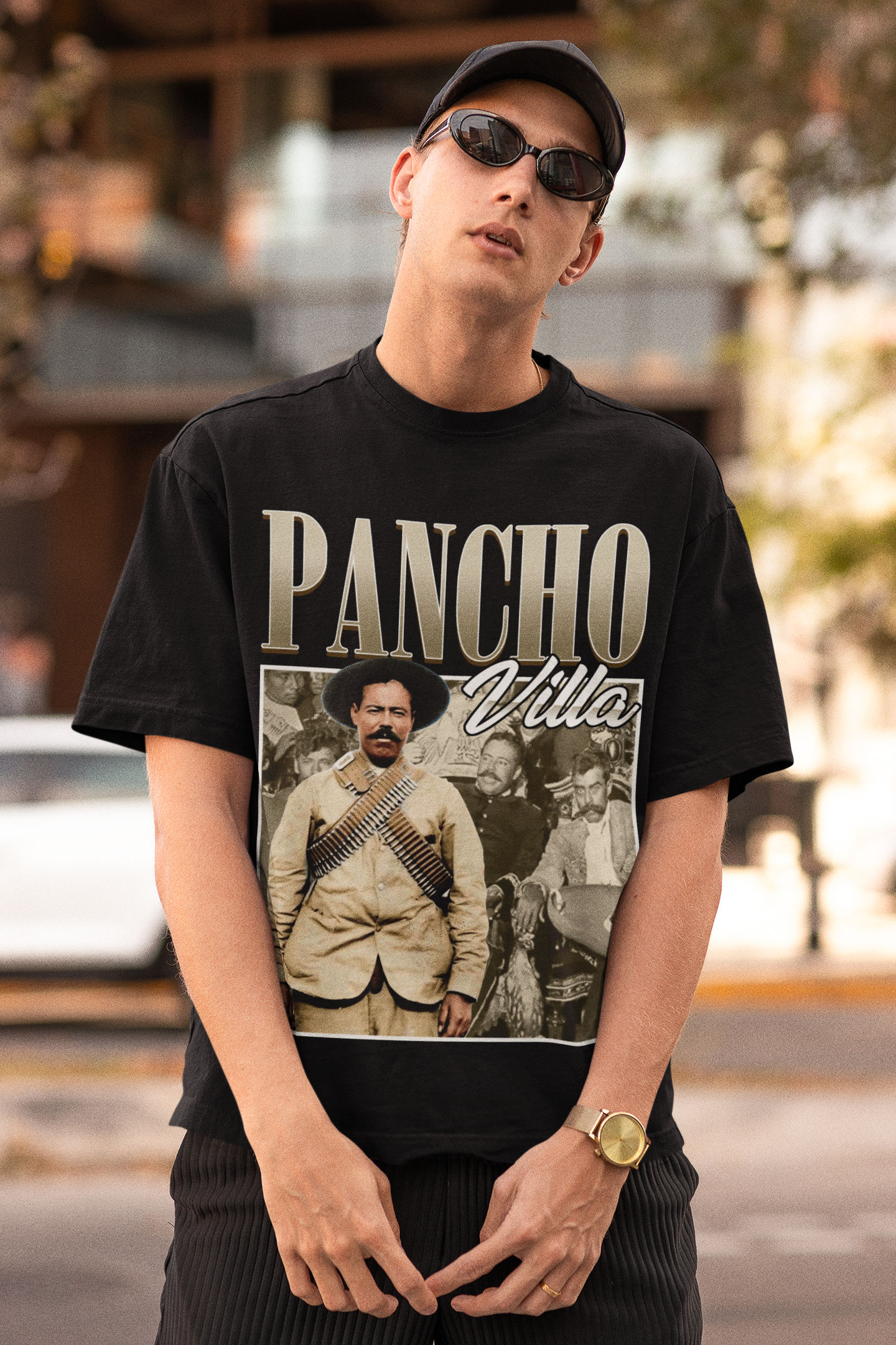 Playera Pancho Villa Doroteo Arango Vintage