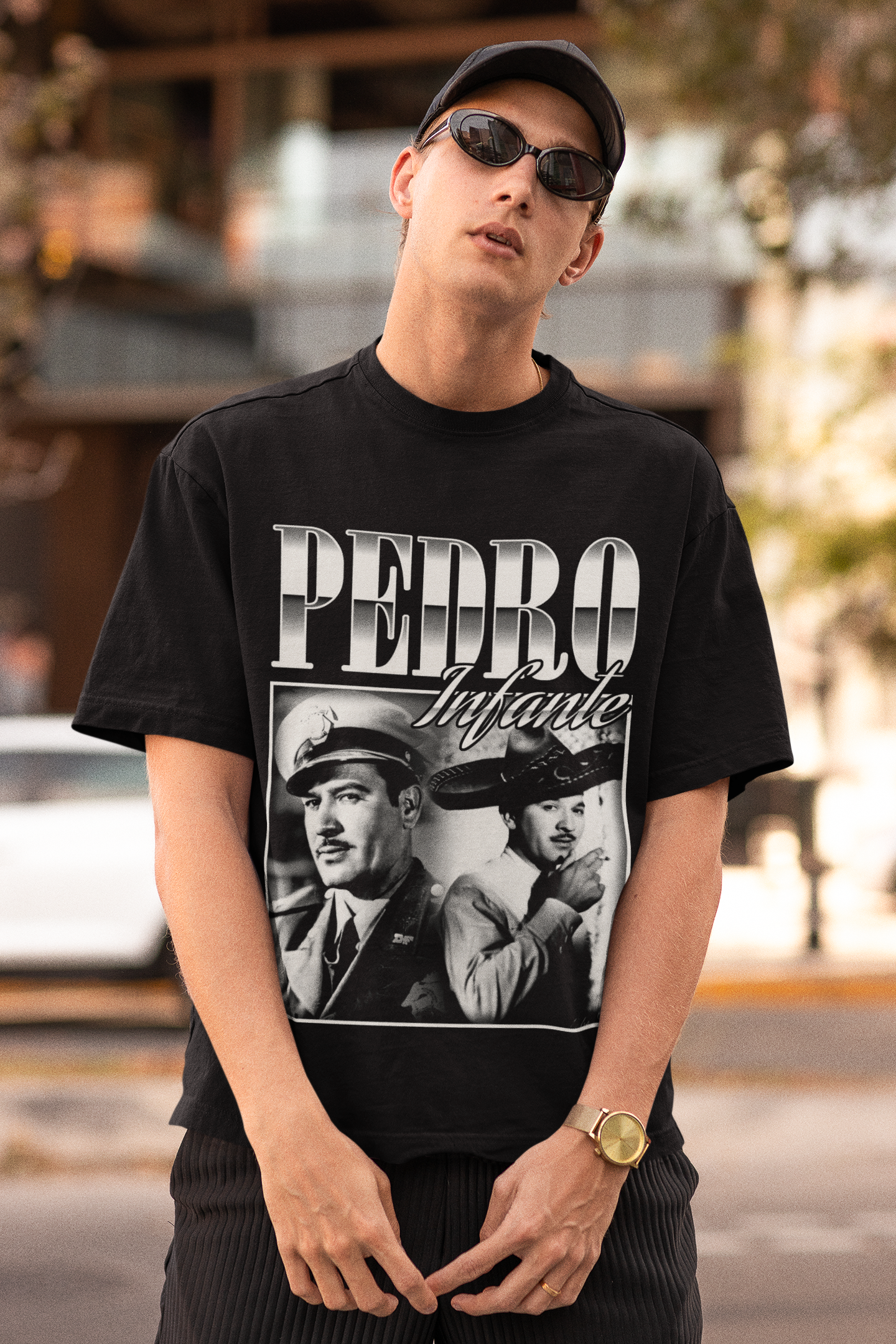 Playera Pedro Infante Vintage Retro