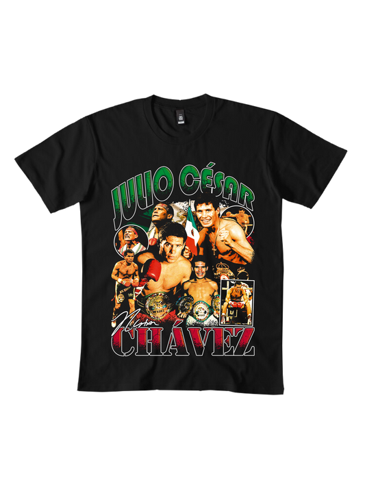 Playera Julio César Chávez Leyenda Box Tributo Vintage Retro