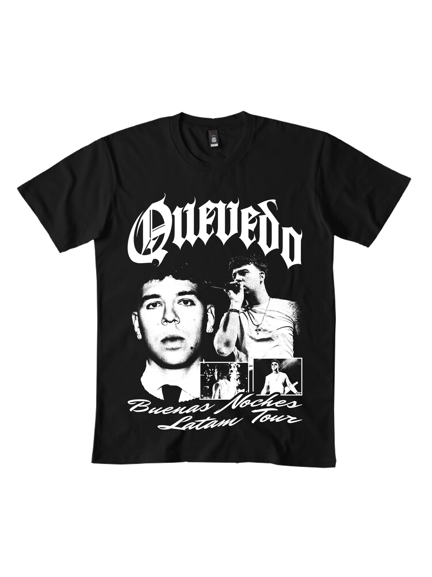 Playera Quevedo Buenas Noches Tour Vintage