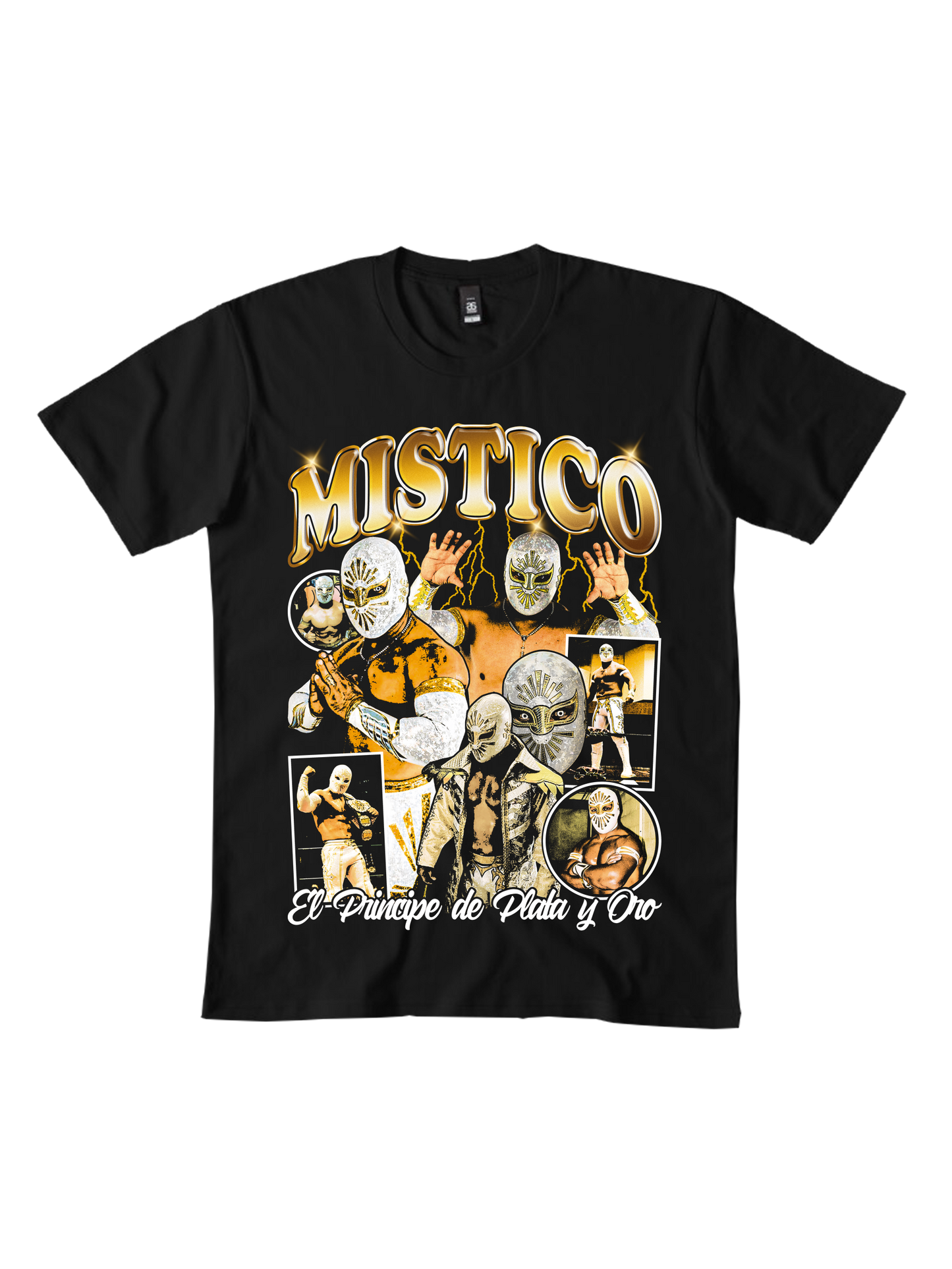 Playera El Místico El Principe de Plata y Oro Vintage Retro