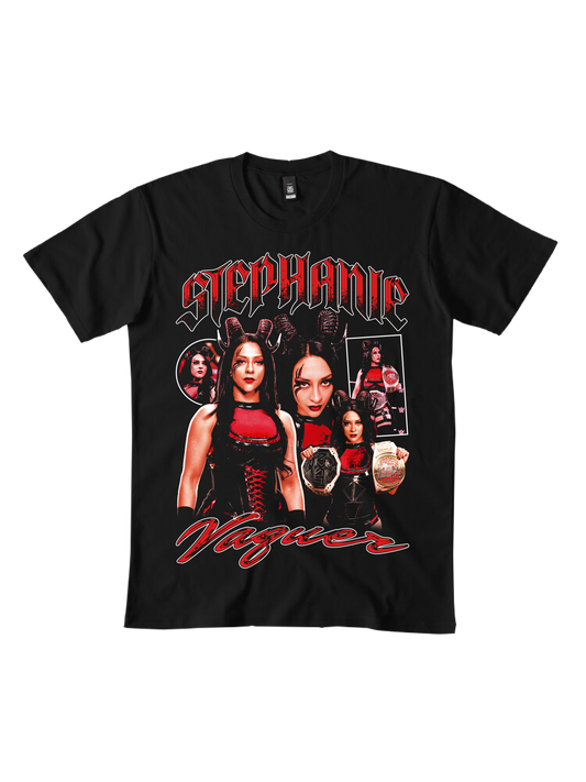 Playera Stephanie Vaquer WWE Vintage Retro