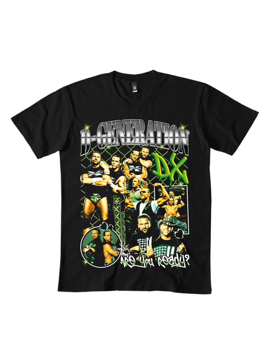 Playera D-Generation X WWE DX Triple H Shawn Michaels Vintage