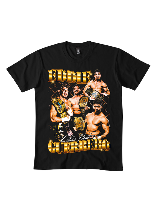 Playera Eddie Guerrero Latino Heat Vintage Retro